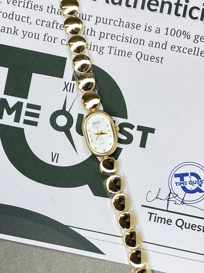 Baoke Ladies Oval Shape Dial Chain Watch – Perfect Gift for Her