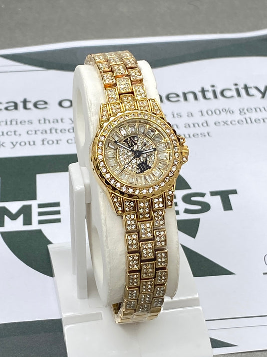 Bee Sister- Premium Ladies Chain Watch with Butterfly Lock