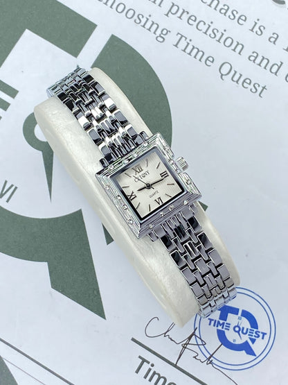 CEIQNY Luxury Square Dial Stainless Steel Chain Watch for Ladies – An Elegant Gift for Her
