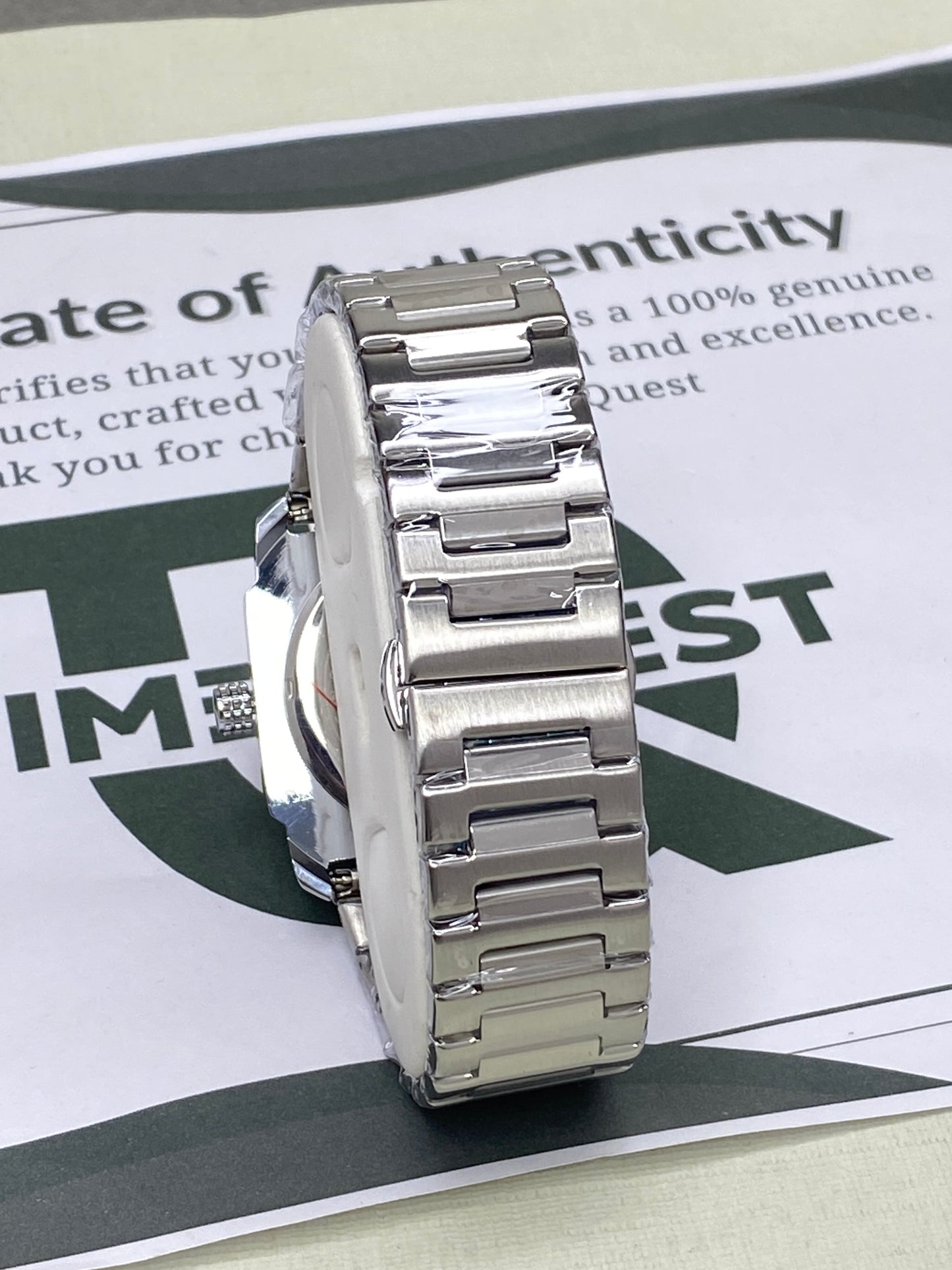 Denvosi Mens Premium Design Analog Time With Down Second Movement Chain Watch