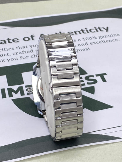 Denvosi Mens Premium Design Analog Time With Down Second Movement Chain Watch