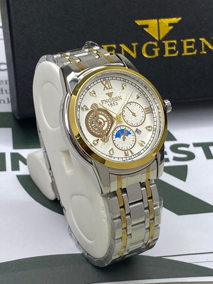 FNGEEN 1853 Analog Time Stainless steel Chain Watch For Men