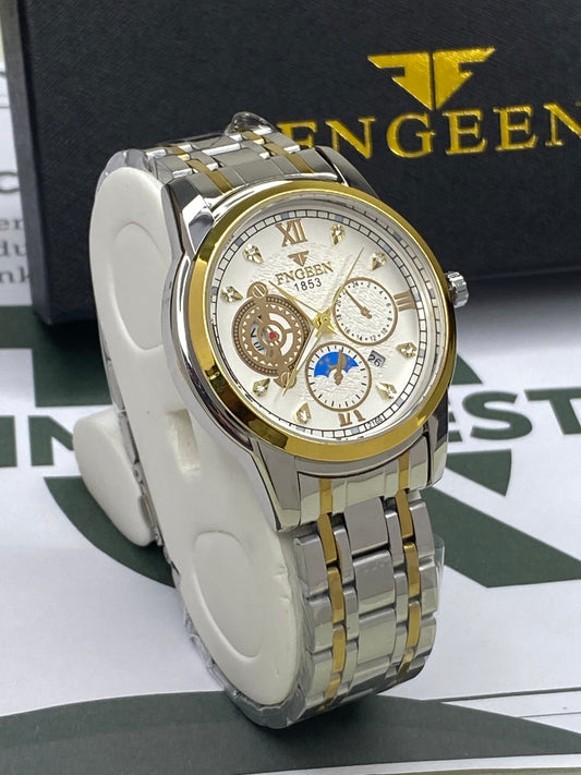 FNGEEN 1853 Analog Time Stainless steel Chain Watch For Men