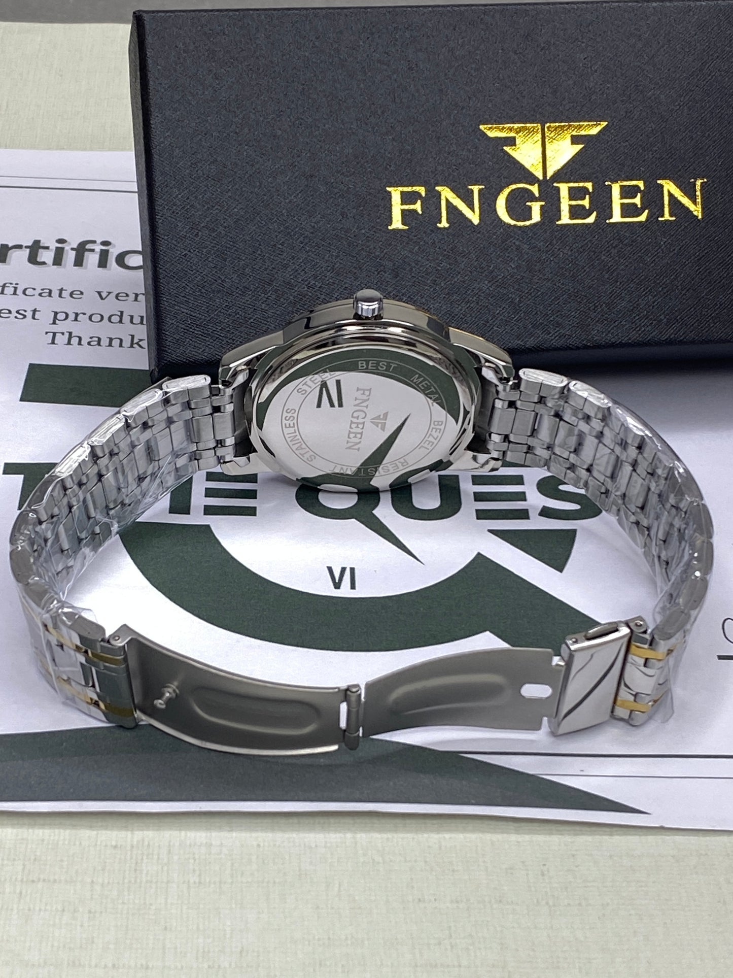 FNGEEN 1853 Analog Time Stainless steel Chain Watch For Men