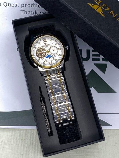 FNGEEN 1853 Analog Time Stainless steel Chain Watch For Men
