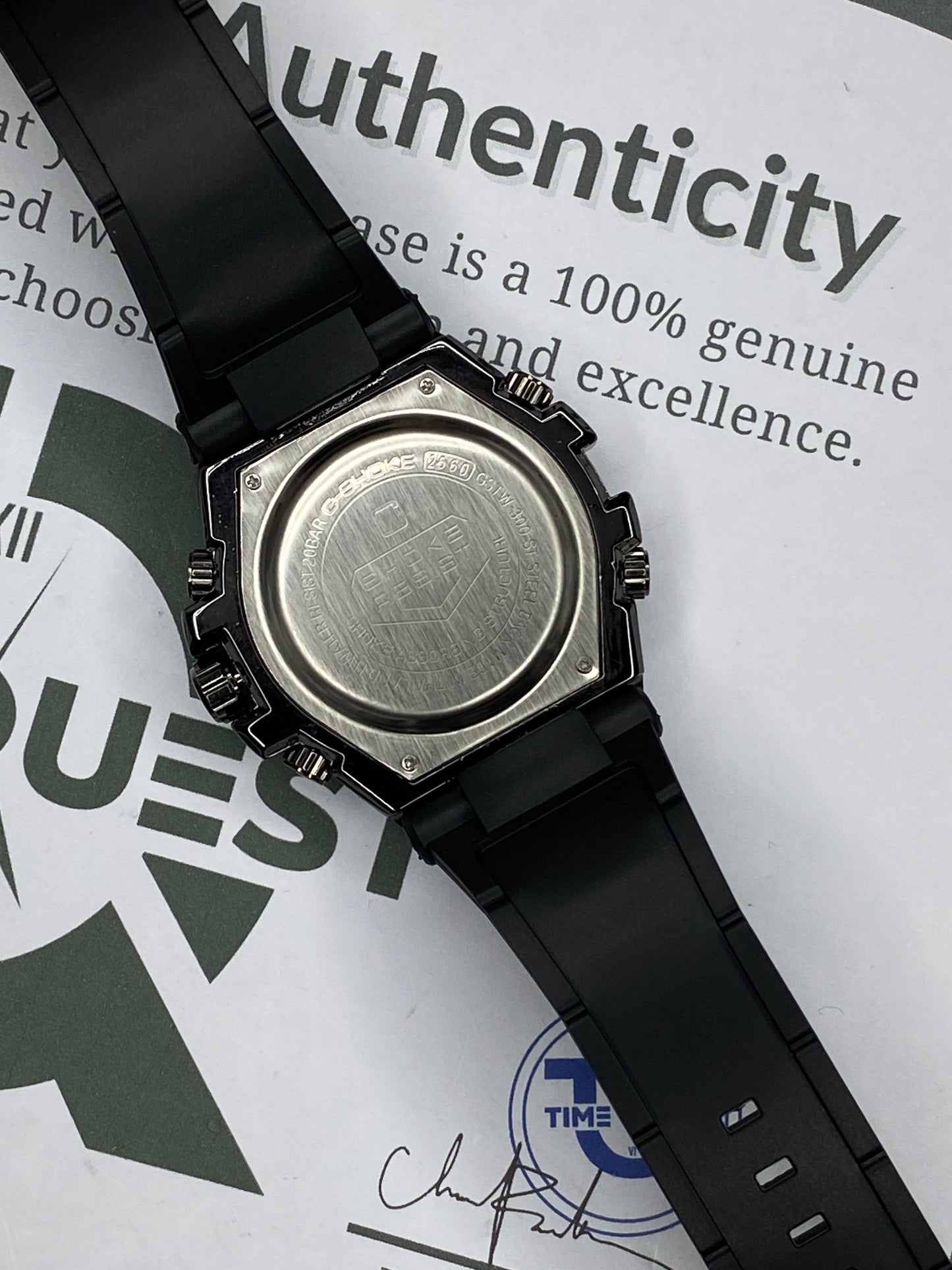 GSTW-300 Metal-Body Dual Time Sports Watch