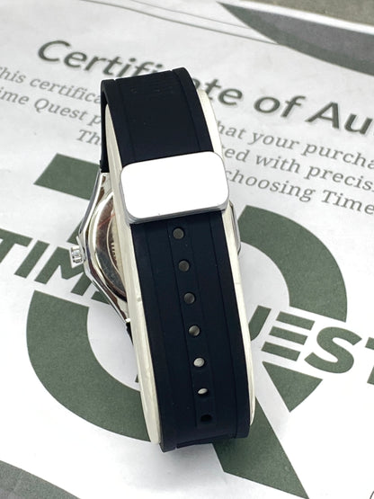 Luxury Slim Octagonal Dial Analog Quartz Movement Silicone Straps Watch For Men