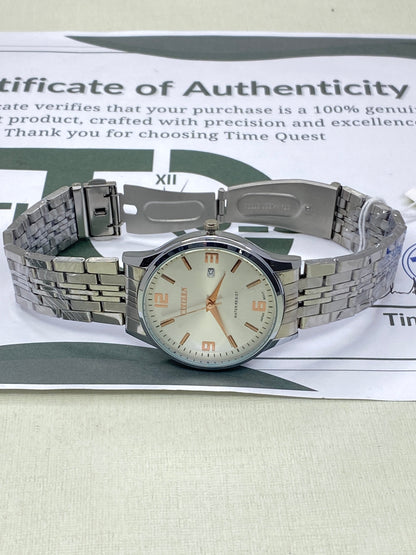 CITIZEN Analog Quartz Movement Couple Watches With Date Display