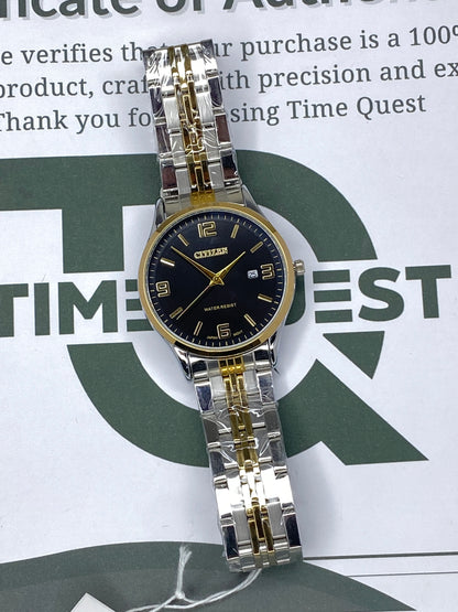 CITIZEN Analog Quartz Movement Couple Watches With Date Display - A Perfect Couple Gift
