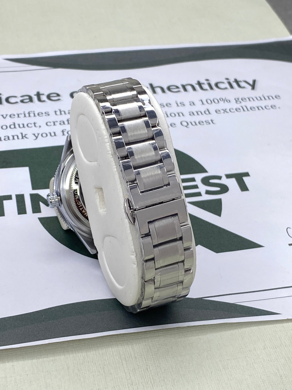Rolantise Luxury Automatic Mechanical Movement Rotatable Bezel Chain Watch