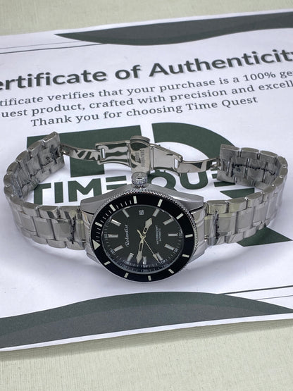 Rolantise Luxury Automatic Mechanical Movement Rotatable Bezel Chain Watch