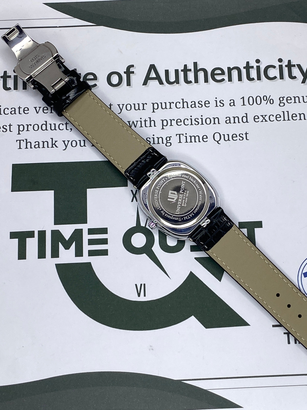 Universe Point Luxury Analog Movement Watch With Master Lock For Men