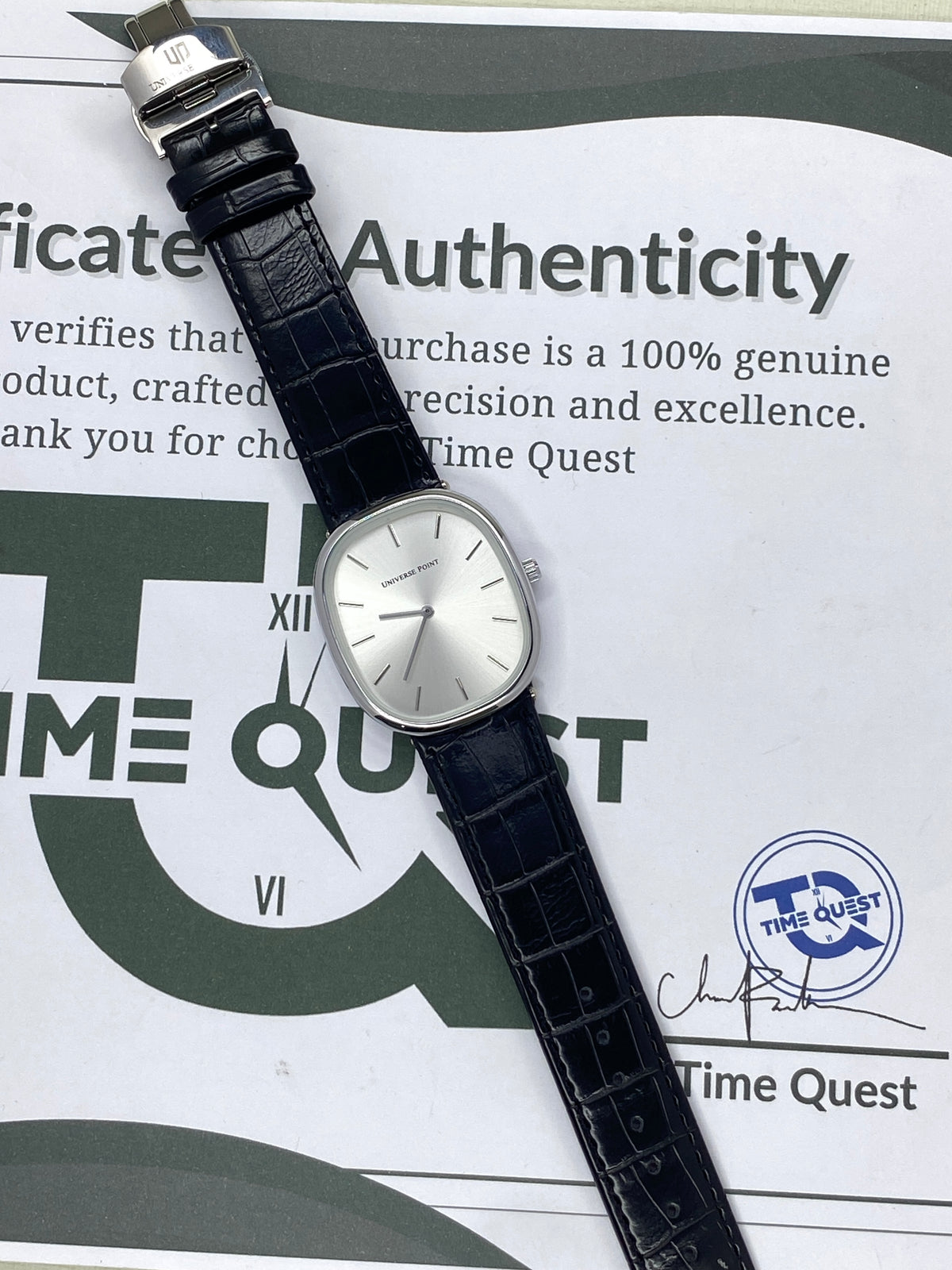 Universe Point Luxury Analog Movement Watch With Master Lock For Men