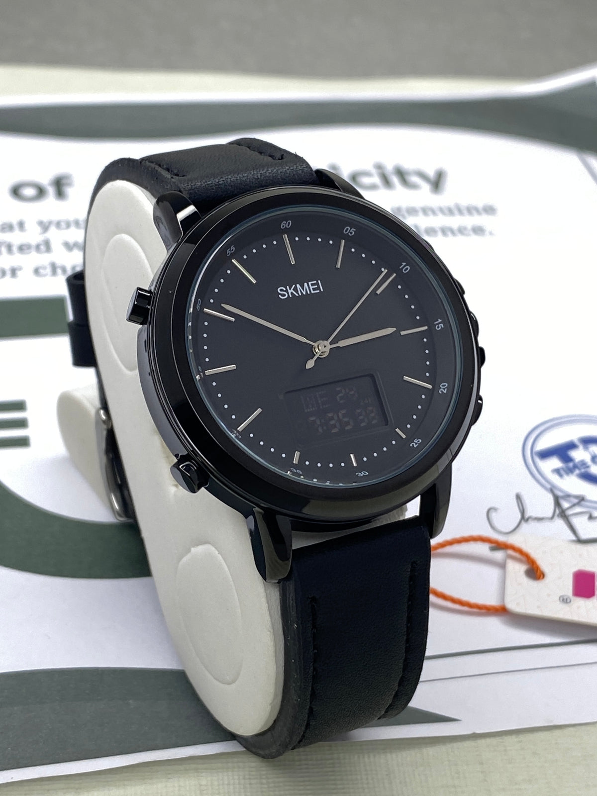 SKMEI 1652 Dual Time Mutifunctional Straps Watch For Men