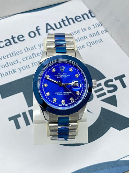 RLX Swiss Made Premium Design Chain Watch For Men With Date Display