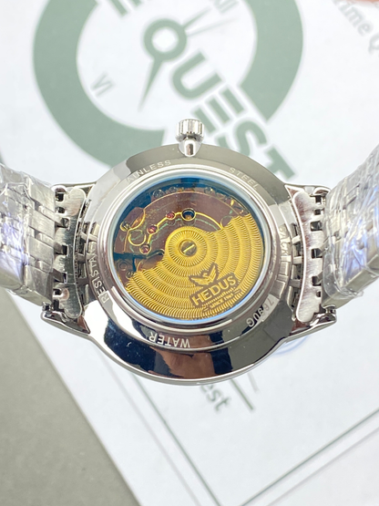 HEDUS Analog Time Quality Stainless Steel Chain Watch For Men