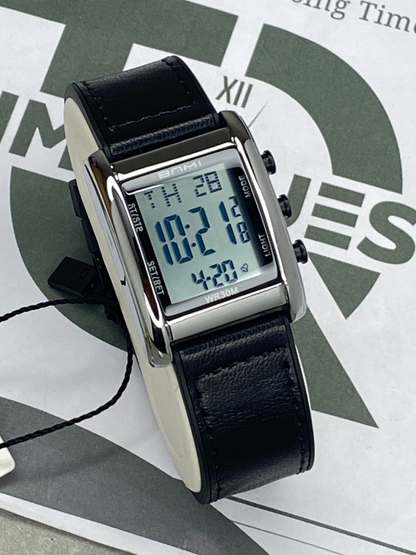 BNMI Digital Display Square Dial Multi-Functional Straps Watch For Men