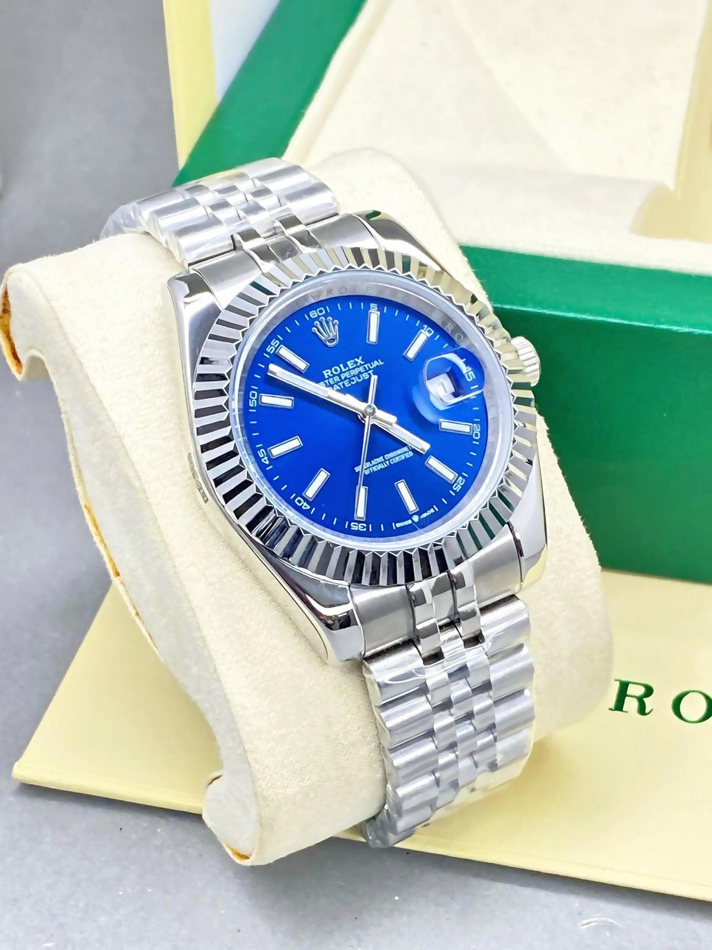 RLX Oyster Perpetual Datejust Automatic Luxury Quartz Chain Watch for Men