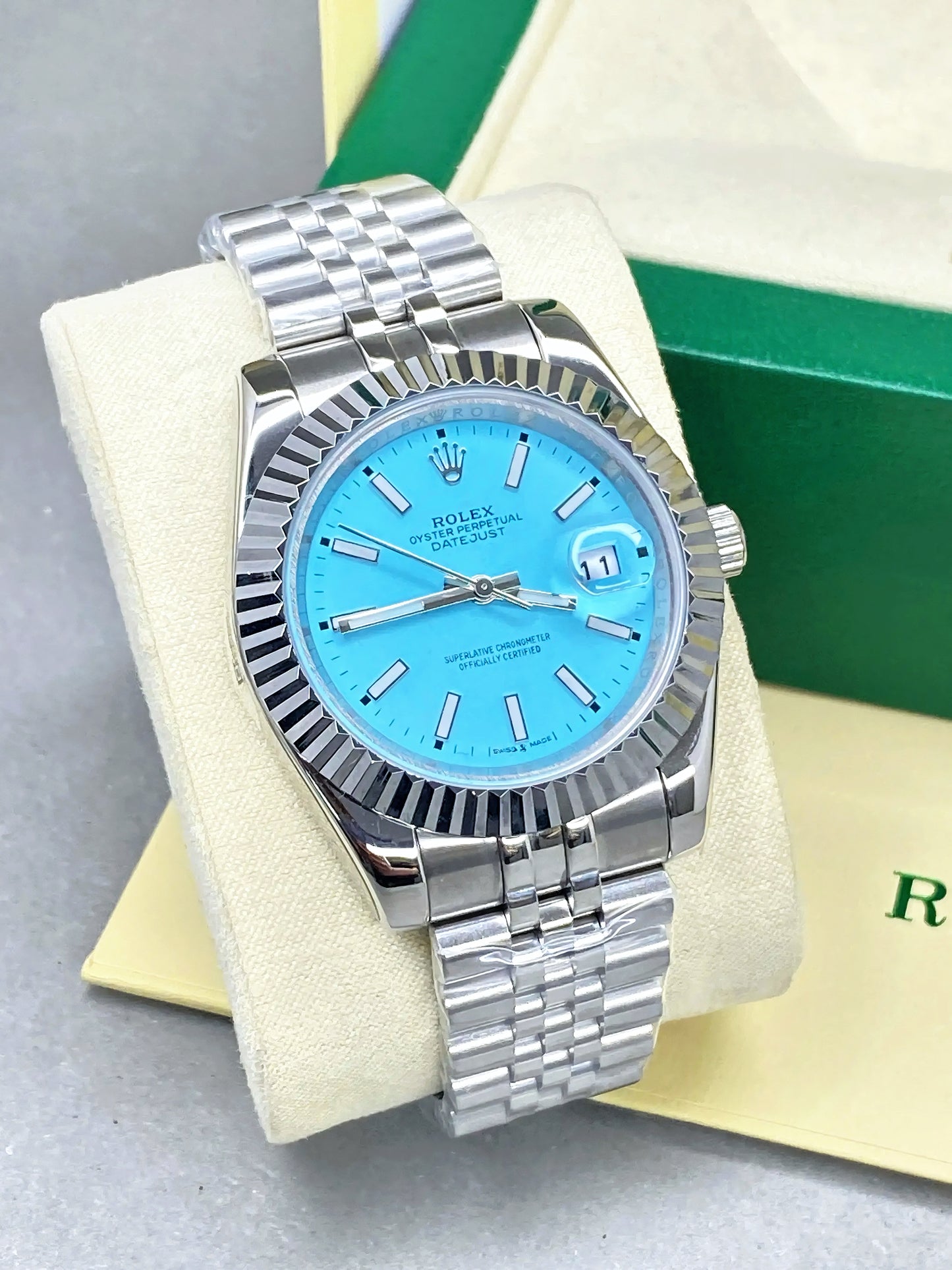 RLX Oyster Perpetual Datejust Automatic Luxury Quartz Chain Watch for Men