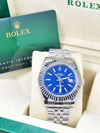 RLX Oyster Perpetual Datejust Automatic Luxury Quartz Chain Watch for Men