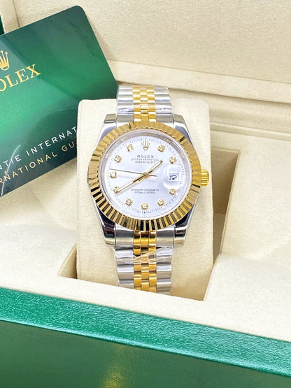 RLX Oyster Perpetual Datejust Automatic Movement Luxury Chain Watch