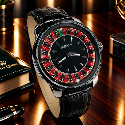 HERYI Caseno Design Roulette Tourbillon Watch For Men