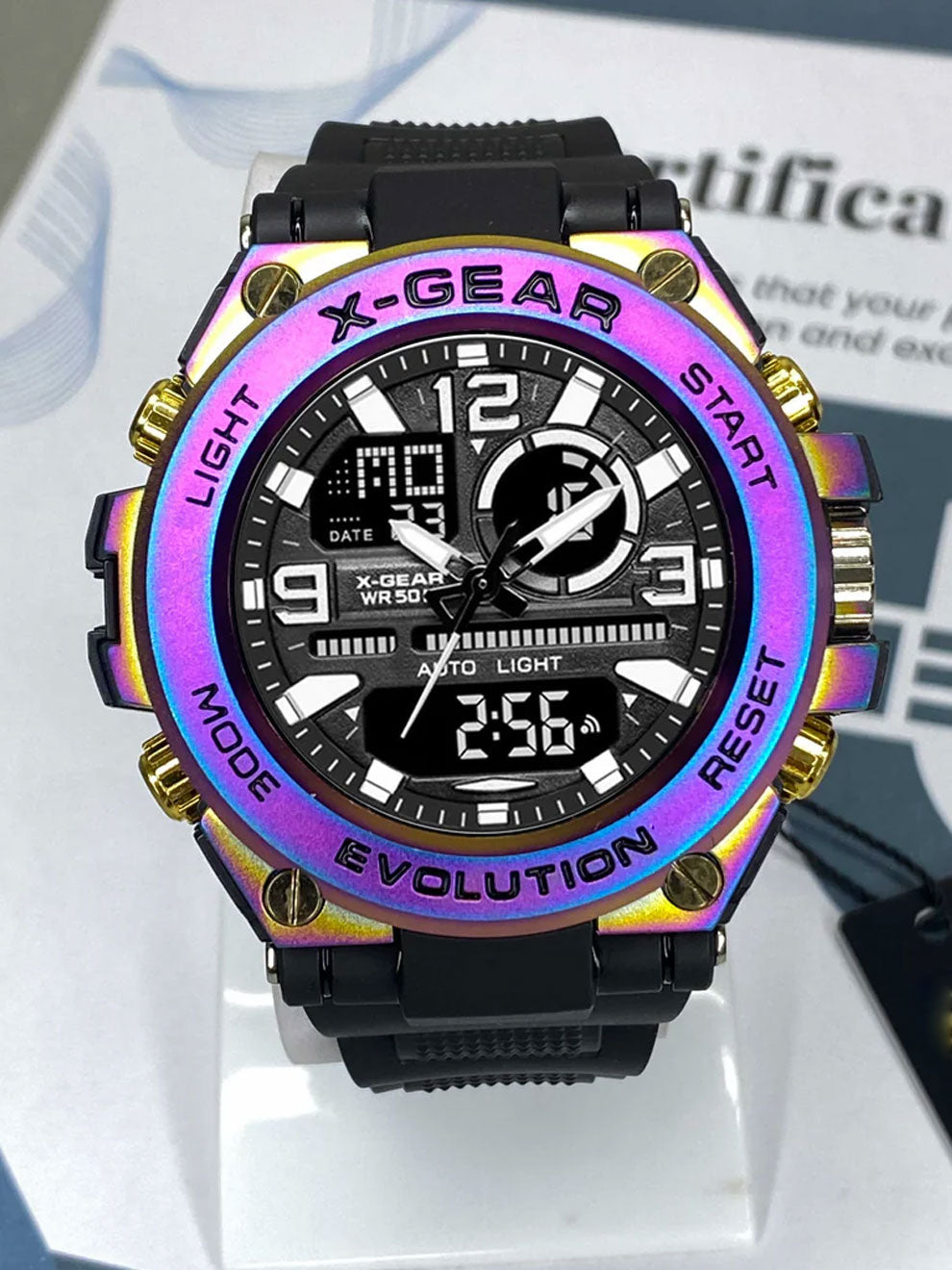 X Gear 985 Dual Time Waterproof Sports Watch